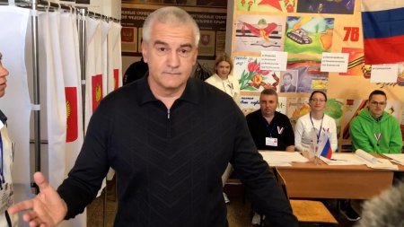Глава Крыма проголосовал на выборах президента России - «Новости»